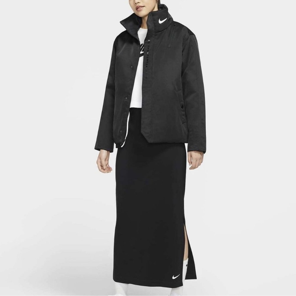 Nike Women's Black Bomber Jacket - Picture 2 of 9